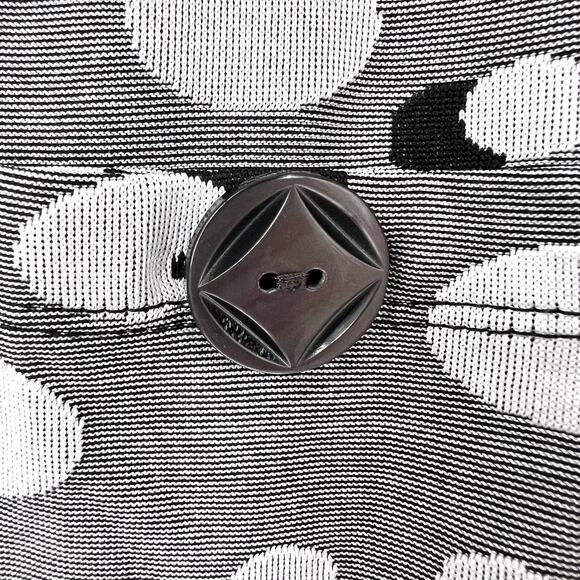 Ali Miles Sz Medium Wearable Art to Wear Gray Artsy Blouse Shirt Top Mature - Picture 8 of 9